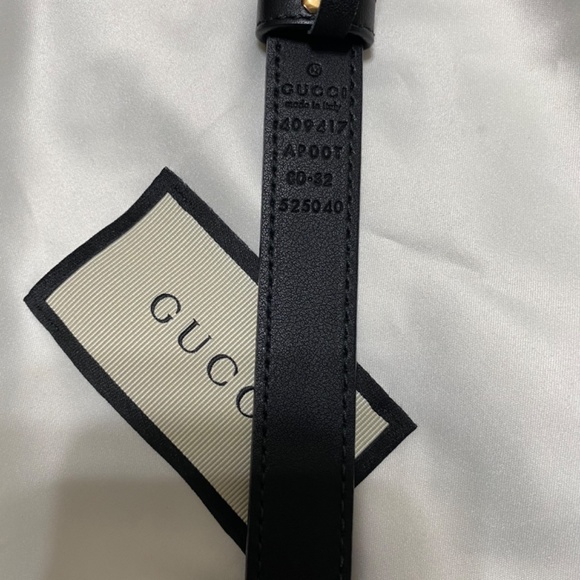 Gucci Belt - Leather Belt with Double G Buckle